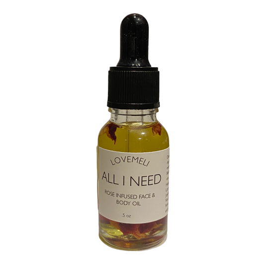 Mini All I Need Rose Infused Face & Body Oil