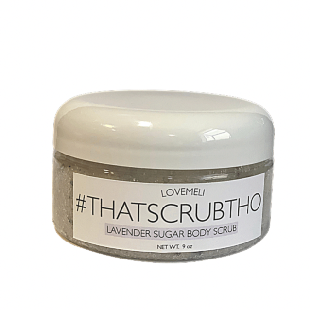 #ThatScrubTho Lavender Pre-Shave Body Scrub